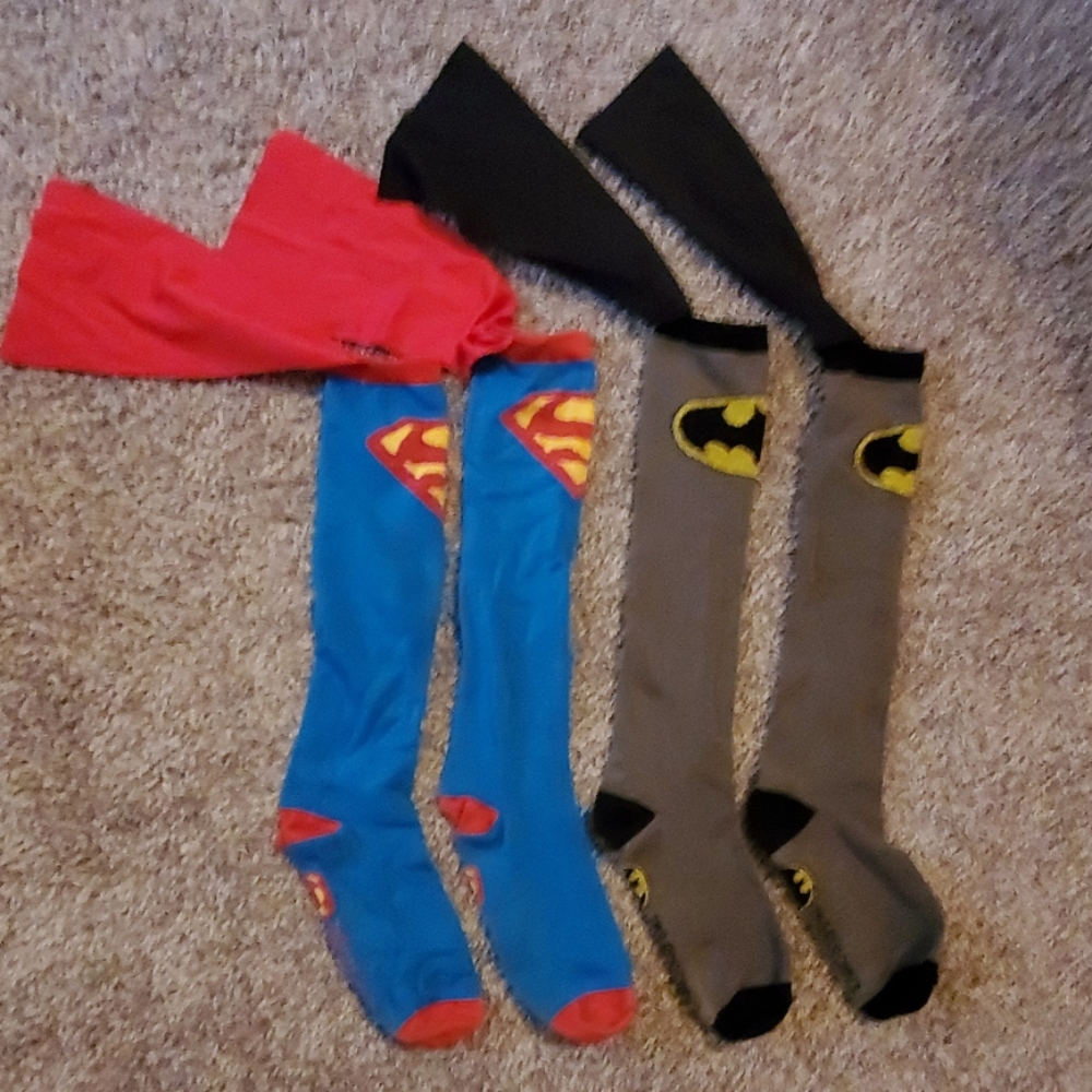 Superhero Socks 2 pair